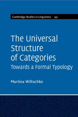 The Universal Structure of Categories de Martina Wiltschko