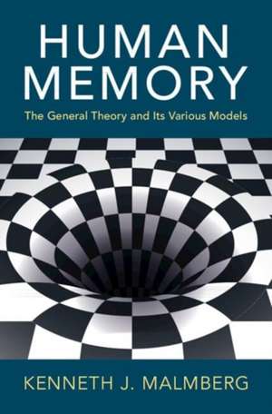 Human Memory de Kenneth J. Malmberg