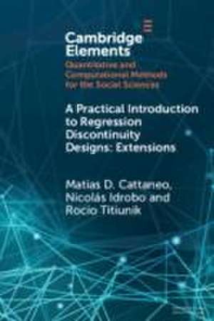 A Practical Introduction to Regression Discontinuity Designs de Matias D. Cattaneo