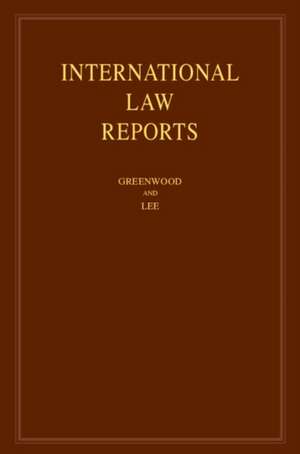 International Law Reports: Volume 206 de Christopher Greenwood