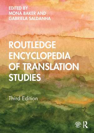 Routledge Encyclopedia of Translation Studies de Mona Baker