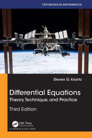 Differential Equations: Theory, Technique, and Practice de Steven G. Krantz