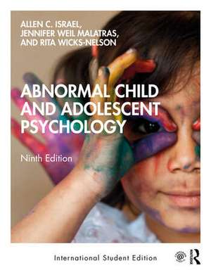 Abnormal Child and Adolescent Psychology de Allen C. Israel