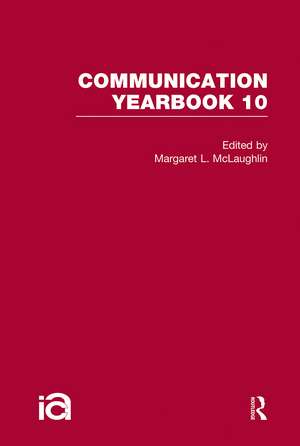 Communication Yearbook 10 de Margaret McLaughlin