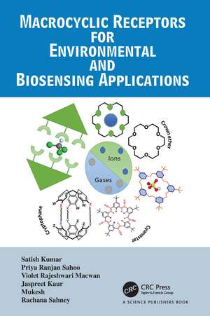 Macrocyclic Receptors for Environmental and Biosensing Applications de Satish Kumar