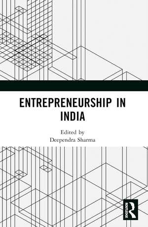 Entrepreneurship in India de Deependra Sharma