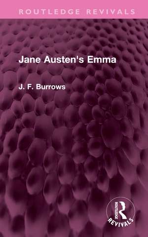 Jane Austen's Emma de J. F. Burrows