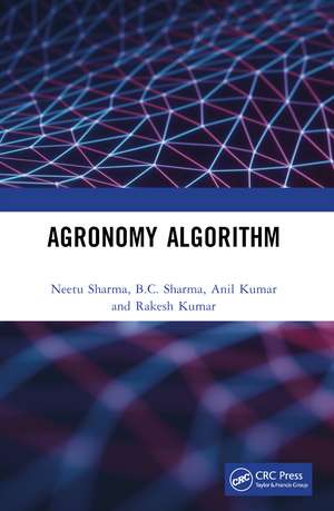 Agronomy Algorithm de Neetu Sharma