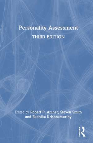 Personality Assessment de Robert P. Archer