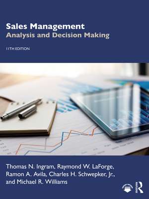 Sales Management: Analysis and Decision Making de Thomas N. Ingram