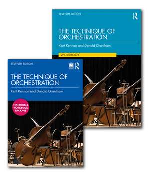 The Technique of Orchestration - Textbook and Workbook Set de Kent Kennan