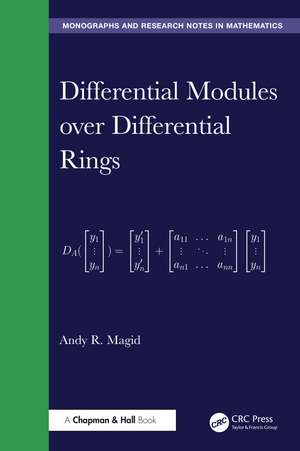 Differential Modules over Differential Rings de Andy R. Magid