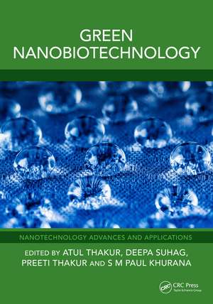 Green Nanobiotechnology de Atul Thakur