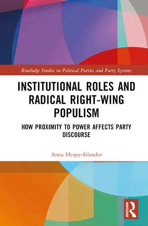 Institutional Roles and Radical Right-Wing Populism: How Proximity to Power Affects Party Discourse de Anna Heapy-Silander