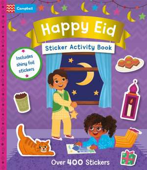 Happy Eid Sticker Activity Book de Campbell Books
