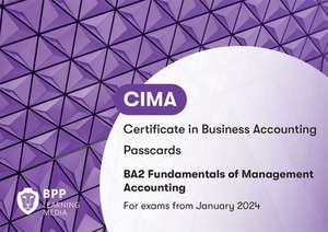 CIMA BA2 Fundamentals of Management Accounting de BPP Learning Media