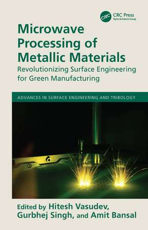 Microwave Processing of Metallic Materials: Revolutionizing Surface Engineering for Green Manufacturing de Hitesh Vasudev
