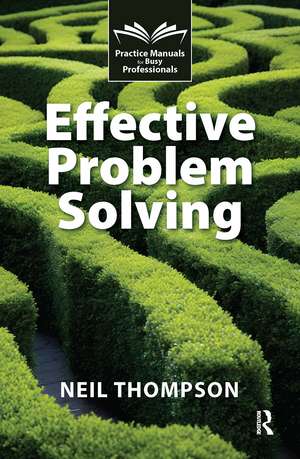 Effective Problem Solving de Neil Thompson
