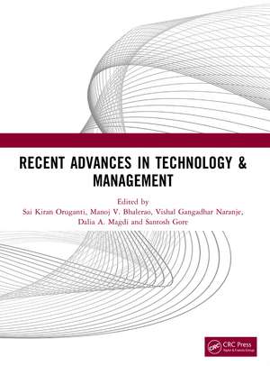 Recent Advances in Technology & Management de Sai Kiran Oruganti