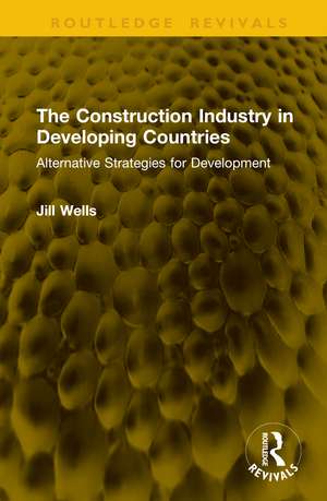 The Construction Industry in Developing Countries: Alternative Strategies for Development de Jill Wells