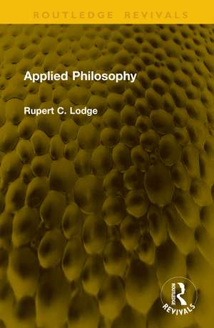 Applied Philosophy de Rupert C. Lodge