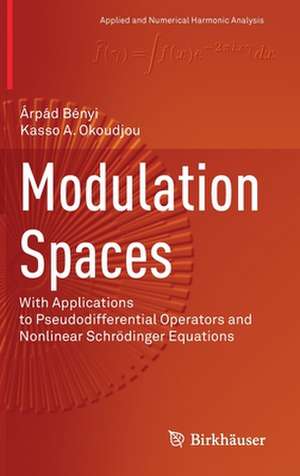 Modulation Spaces: With Applications to Pseudodifferential Operators and Nonlinear Schrödinger Equations de Árpád Bényi