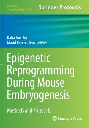 Epigenetic Reprogramming During Mouse Embryogenesis: Methods and Protocols de Katia Ancelin