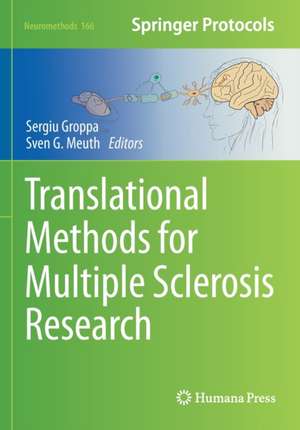 Translational Methods for Multiple Sclerosis Research de Sergiu Groppa