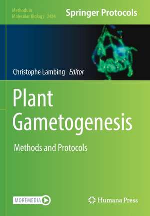 Plant Gametogenesis: Methods and Protocols de Christophe Lambing