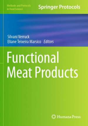 Functional Meat Products de Silvani Verruck