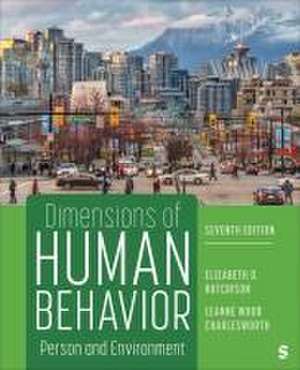 Dimensions of Human Behavior de Elizabeth D Hutchison