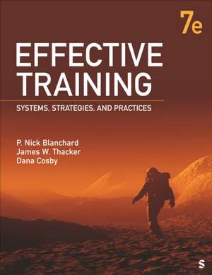 Effective Training de P. Nick Blanchard