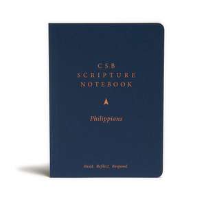 CSB Scripture Notebook, Philippians de Csb Bibles By Holman