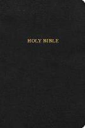 KJV Large Print Thinline Bible, Black Leathertouch de Holman Bible Publishers