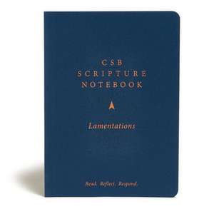 CSB Scripture Notebook, Lamentations de Csb Bibles By Holman