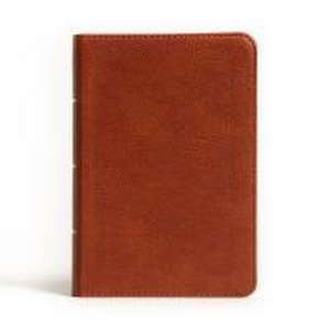 NASB Large Print Compact Reference Bible, Burnt Sienna Leathertouch de Holman Bible Publishers