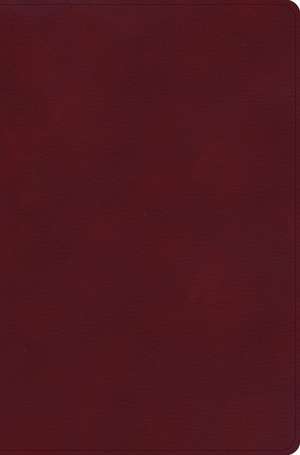 NASB Giant Print Reference Bible, Burgundy Leathertouch, Indexed de Holman Bible Publishers