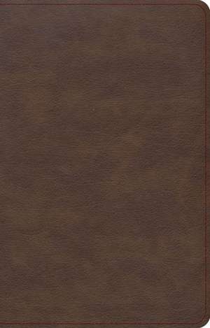 KJV Single-Column Compact Bible, Brown Leathertouch de Holman Bible Publishers