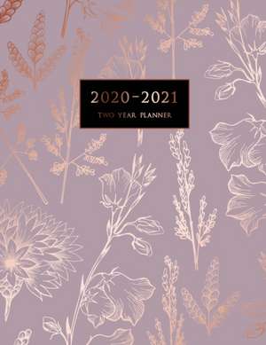 2020-2021 Two Year Planner: Large Monthly Planner with Inspirational Quotes and Marble Cover (Volume 4) de Jhk Planners