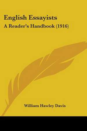 English Essayists de William Hawley Davis