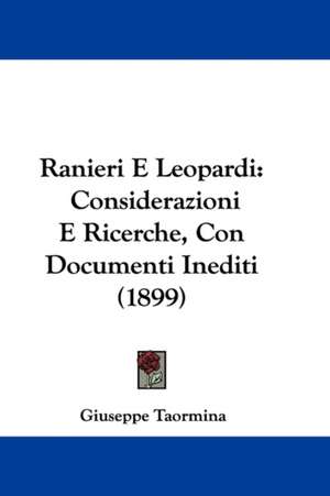 Ranieri E Leopardi de Giuseppe Taormina