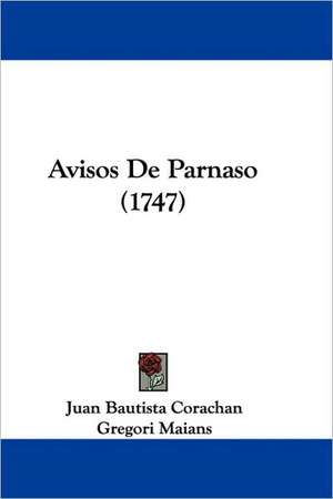 Avisos De Parnaso (1747) de Juan Bautista Corachan