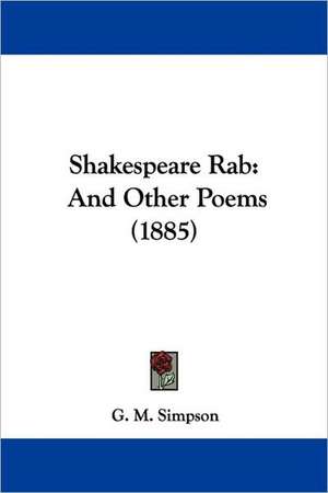 Shakespeare Rab de G. M. Simpson