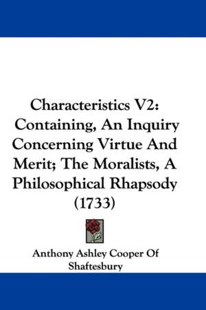 Characteristics V2 de Anthony Ashley Cooper Shaftesbury