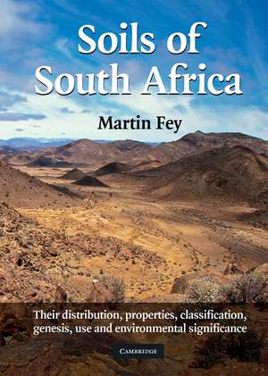 Soils of South Africa de Martin Fey