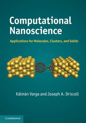 Computational Nanoscience: Applications for Molecules, Clusters, and Solids de Kálmán Varga