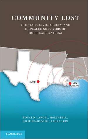 Community Lost: The State, Civil Society, and Displaced Survivors of Hurricane Katrina de Ronald J. Angel