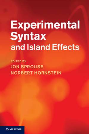 Experimental Syntax and Island Effects de Jon Sprouse