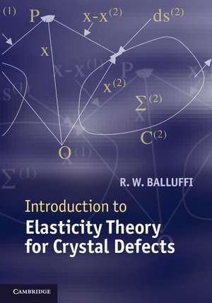 Introduction to Elasticity Theory for Crystal Defects de R. W. Balluffi