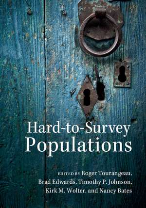 Hard-to-Survey Populations de Roger Tourangeau